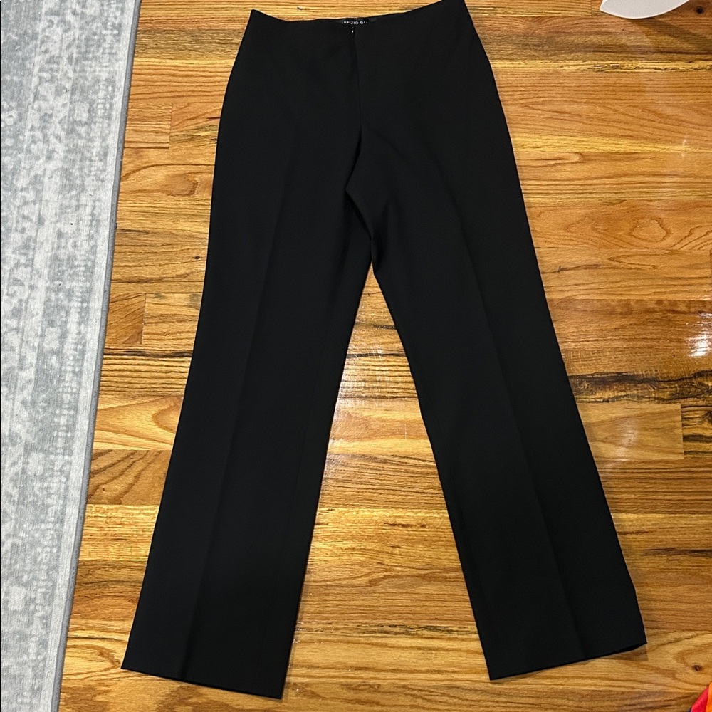 Chic Black Wide Leg Women's Pants